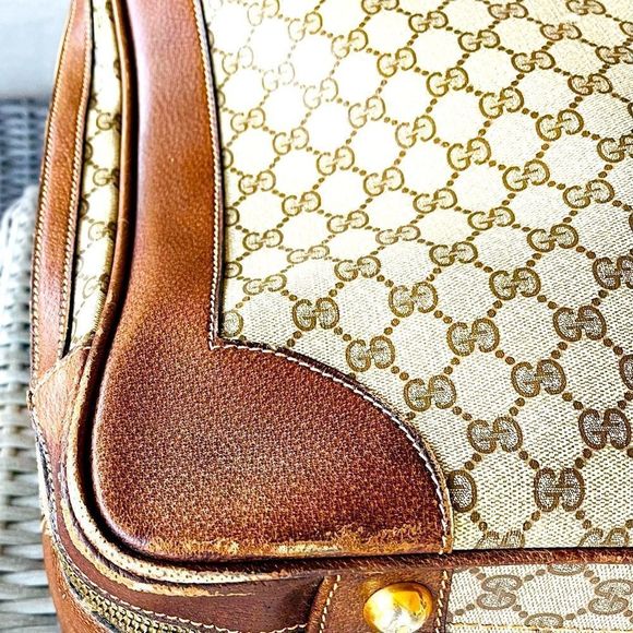 GUCCI AUTHENTIC VINTAGE 50’s SUITCASE - Picture 10 of 16